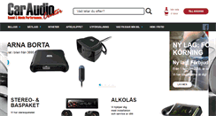 Desktop Screenshot of caraudiocenter.se